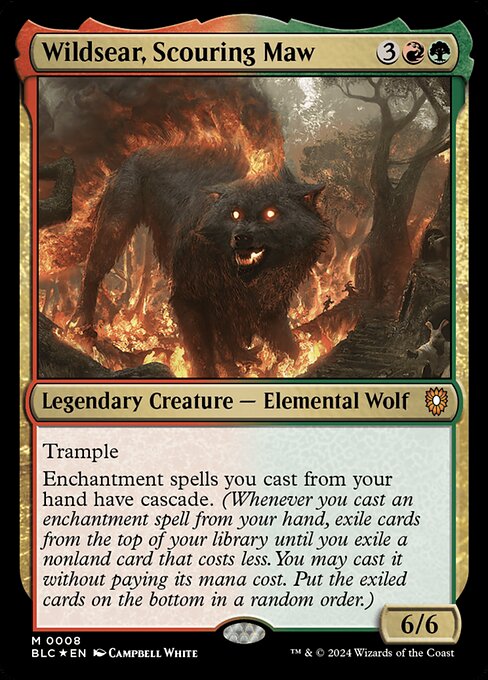 Wildsear, Scouring Maw - Bloomburrow Commander #8