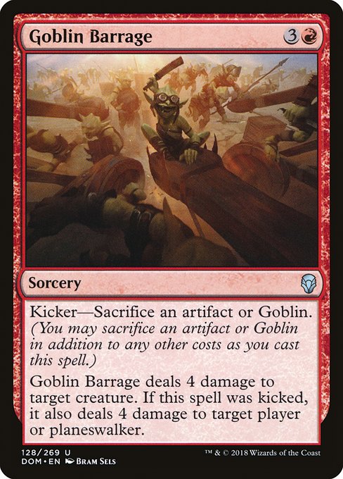 Goblin Barrage - Dominaria #128