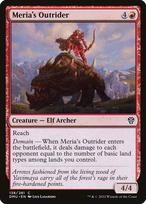Meria's Outrider - Dominaria United #138