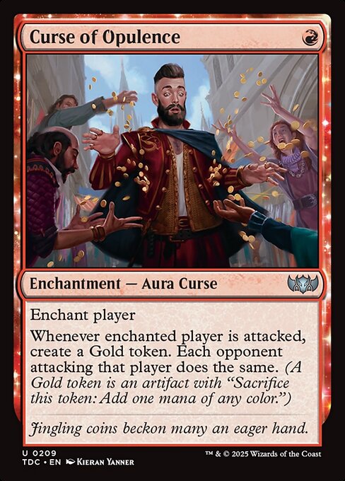 Curse of Opulence - Tarkir: Dragonstorm Commander #209