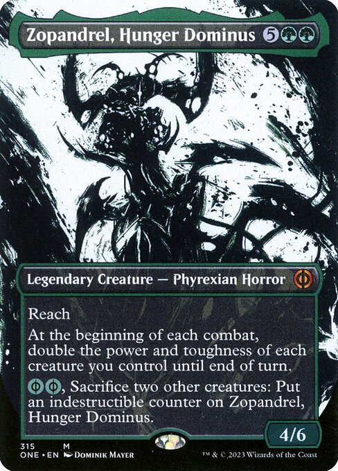 Zopandrel, Hunger Dominus (Showcase) - Phyrexia: All Will Be One #315
