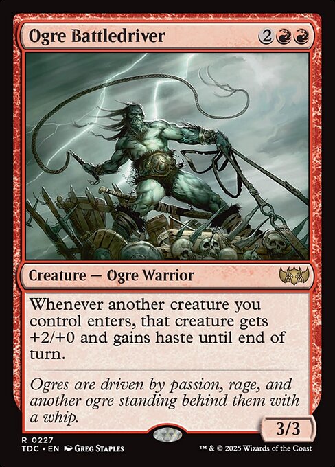 Ogre Battledriver - Tarkir: Dragonstorm Commander #227