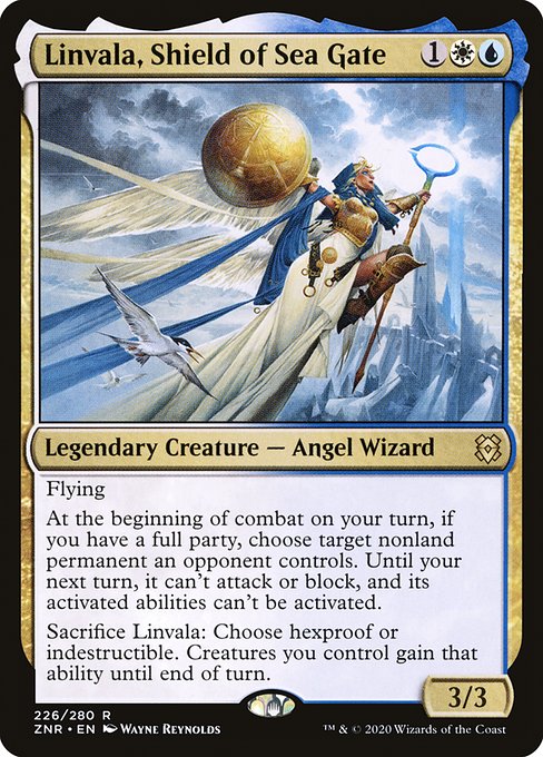 Linvala, Shield of Sea Gate - Zendikar Rising #226