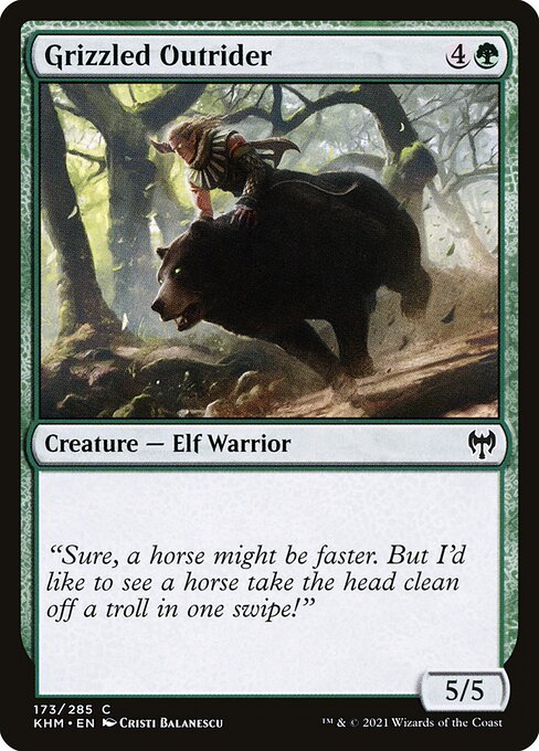 Grizzled Outrider - Kaldheim #173