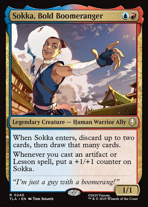 Sokka, Bold Boomeranger - Avatar: The Last Airbender #240