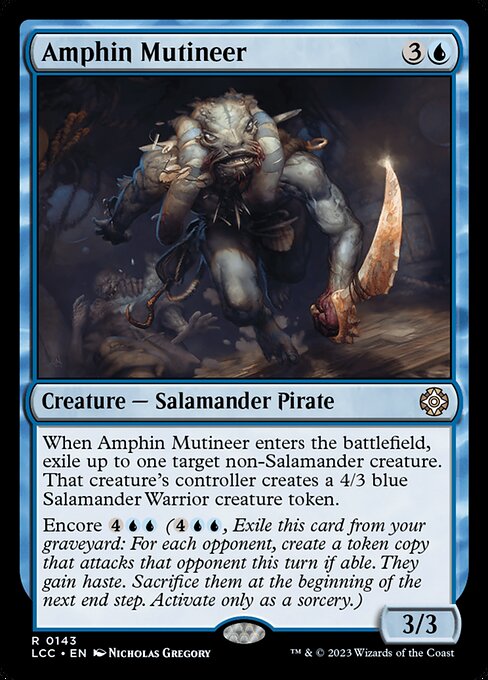 Amphin Mutineer - The Lost Caverns of Ixalan Commander #143