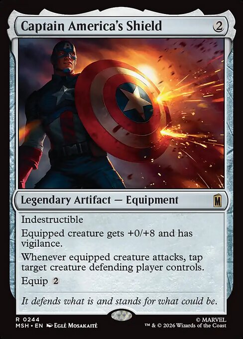 Captain America's Shield - Marvel Super Heroes #244