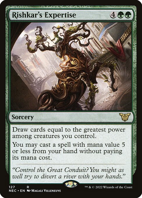 Rishkar's Expertise - Neon Dynasty Commander #127