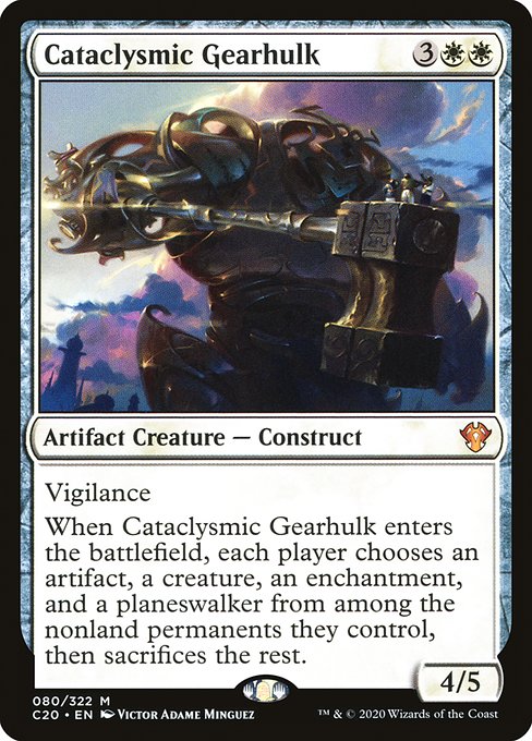Cataclysmic Gearhulk - Commander 2020 #80