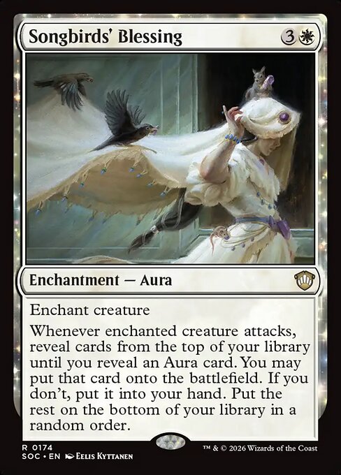Songbirds' Blessing - Secrets of Strixhaven Commander #174