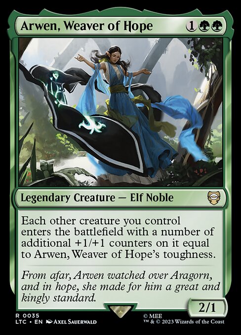 Arwen, Weaver of Hope - Tales of Middle-earth Commander #35