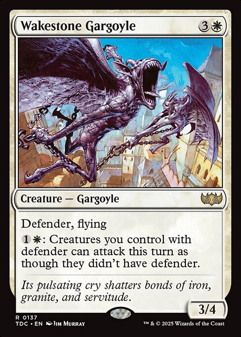Wakestone Gargoyle - Tarkir: Dragonstorm Commander #137
