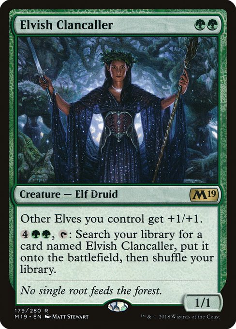 Elvish Clancaller - Core Set 2019 #179