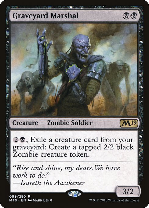 Graveyard Marshal - Core Set 2019 #99