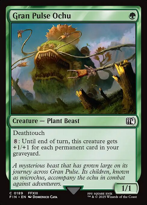 Gran Pulse Ochu - FINAL FANTASY:  - 189 - Near Mint