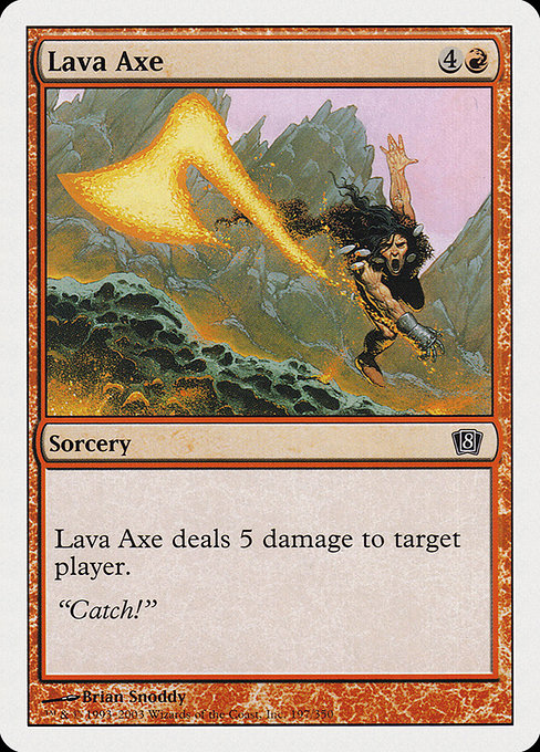 Lava Axe - Eighth Edition #197