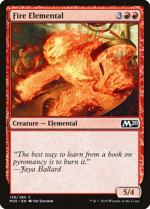 Fire Elemental - Core Set 2020 #138