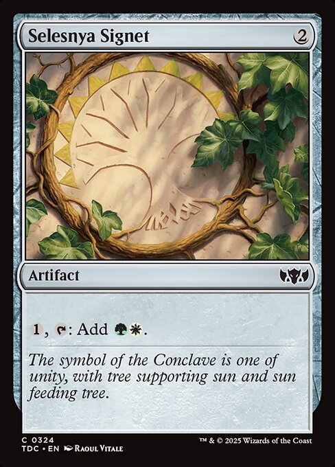 Selesnya Signet - Tarkir: Dragonstorm Commander #324