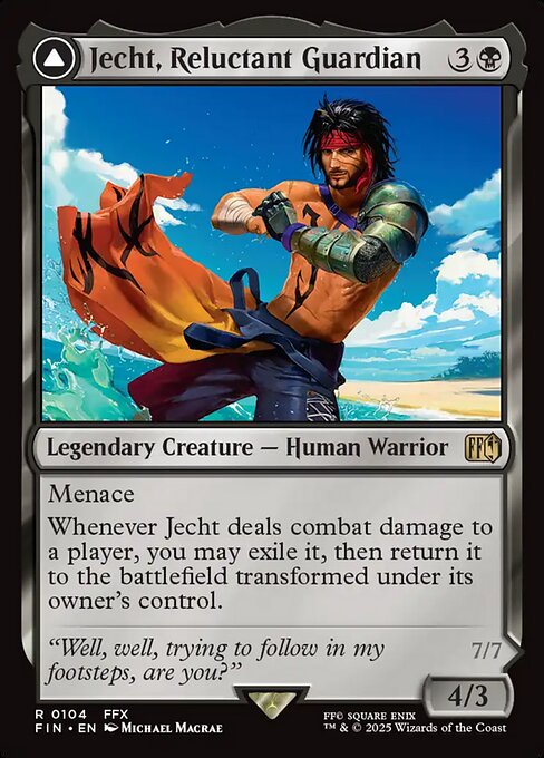 Jecht, Reluctant Guardian - Final Fantasy #104
