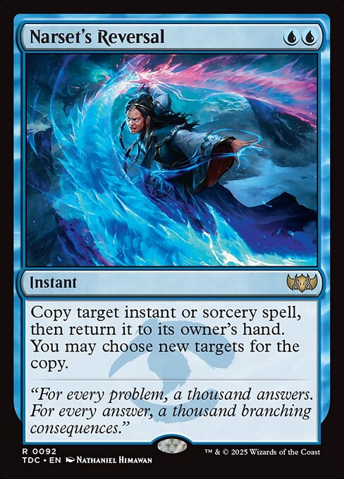 Narset's Reversal - Tarkir: Dragonstorm Commander #92