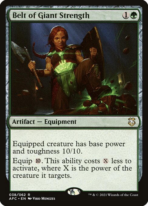 Belt of Giant Strength - Forgotten Realms Commander #38