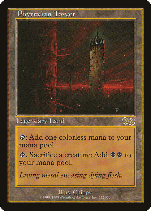 Phyrexian Tower - Urza's Saga #322