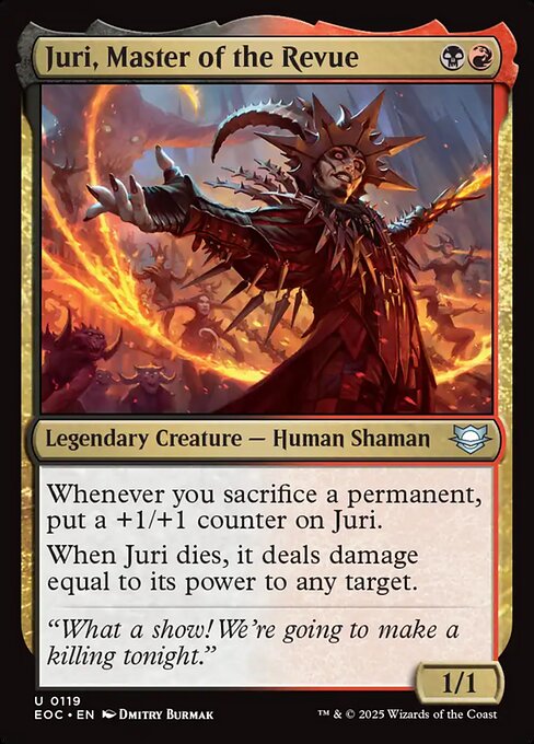 Juri, Master of the Revue - Edge of Eternities Commander #119
