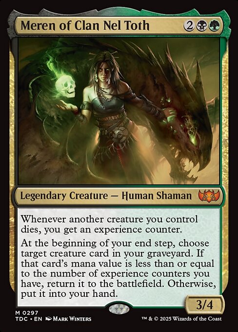 Meren of Clan Nel Toth - Tarkir: Dragonstorm Commander #297