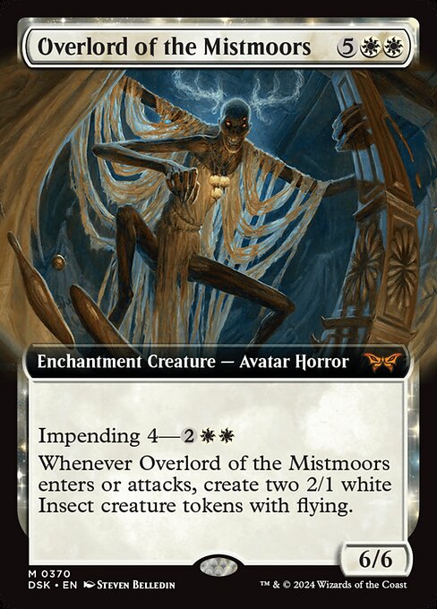 Overlord of the Mistmoors (Extended Art) - Duskmourn: House of Horror #370