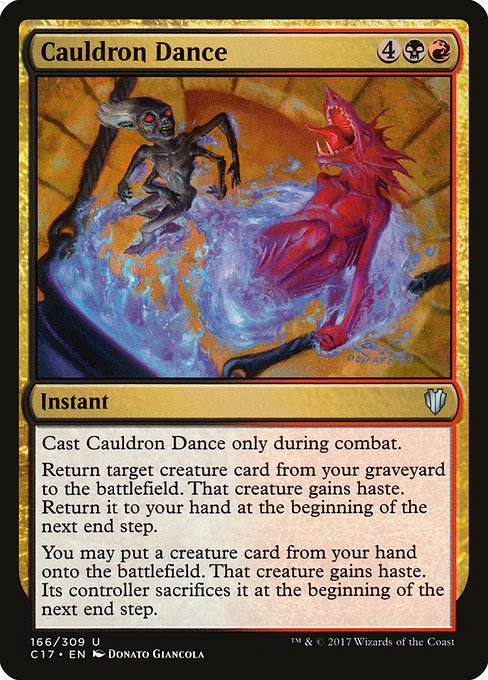Cauldron Dance - Commander 2017 #166