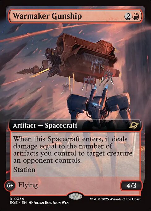 Warmaker Gunship (Extended Art) - Edge of Eternities #339