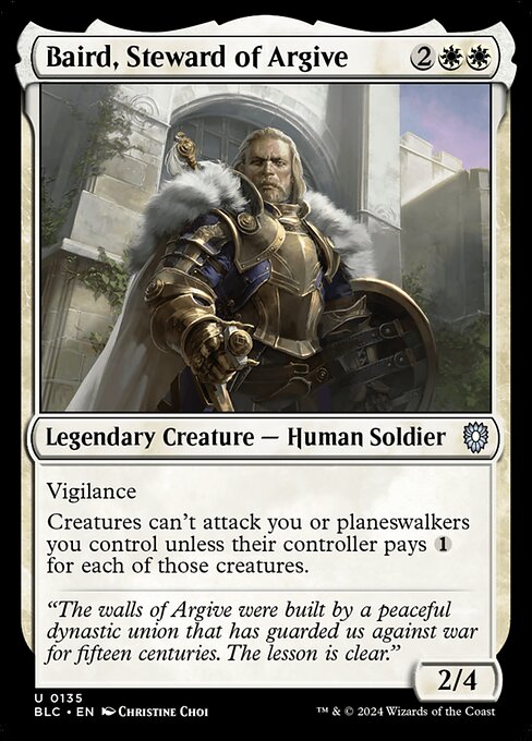 Baird, Steward of Argive - Bloomburrow Commander #135