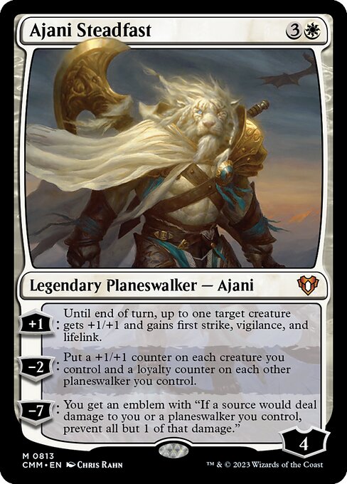 Ajani Steadfast - Commander Masters #813