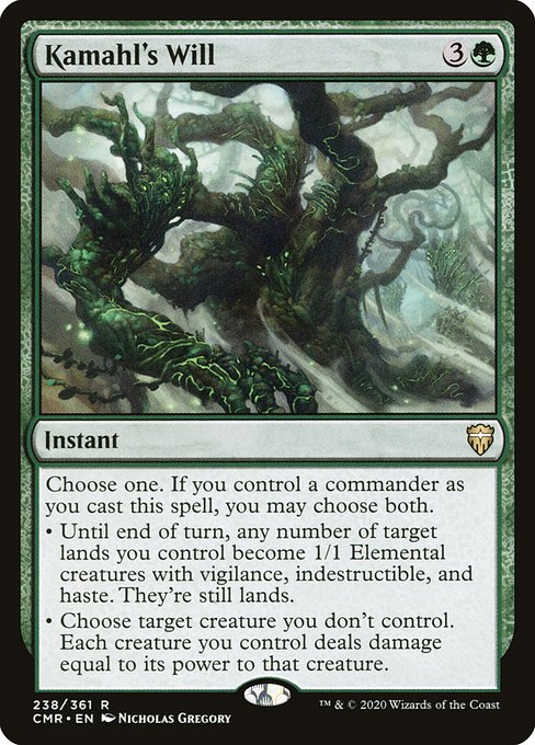 Kamahl's Will - Commander Legends #238