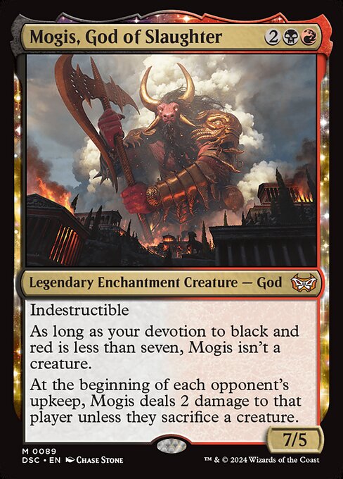 Mogis, God of Slaughter - Duskmourn: House of Horror Commander #89