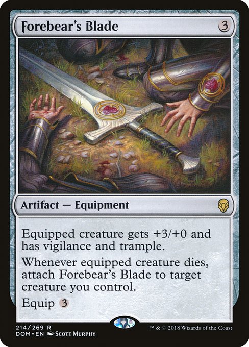 Forebear's Blade - Dominaria #214