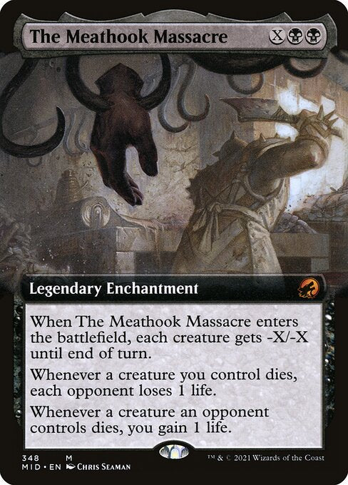 The Meathook Massacre (Extended Art) - Innistrad: Midnight Hunt #348