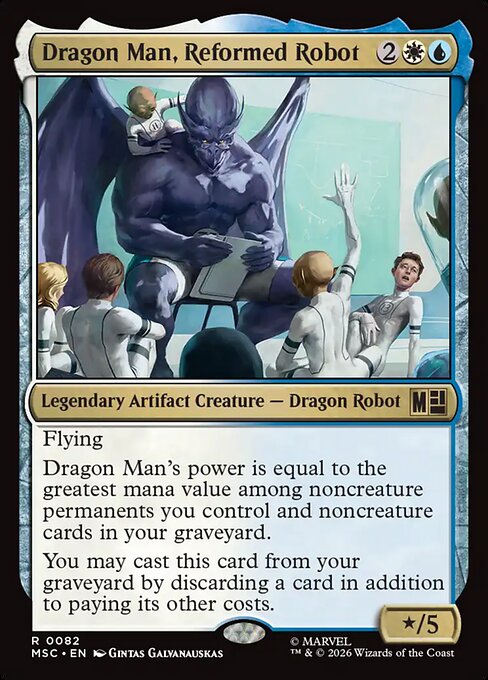 Dragon Man, Reformed Robot - Marvel Super Heroes Commander #82