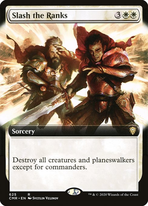 Slash the Ranks (Extended Art) - Commander Legends #625