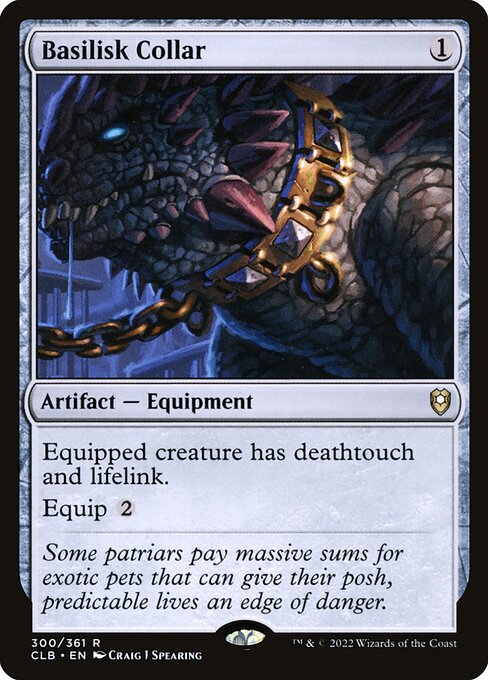 Basilisk Collar - Commander Legends: Battle for Baldur's Gate #300