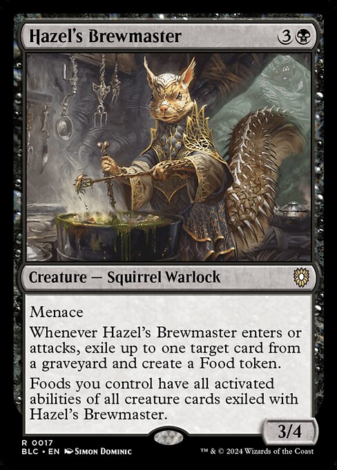 Hazel's Brewmaster - Bloomburrow Commander #17