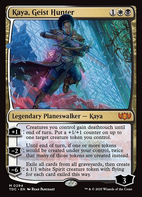 Kaya, Geist Hunter - Tarkir: Dragonstorm Commander #294
