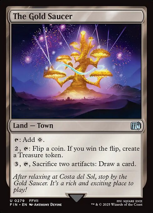 The Gold Saucer - FINAL FANTASY:  - 279 - Near Mint Foil