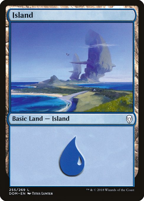 Island (255) - Dominaria #255