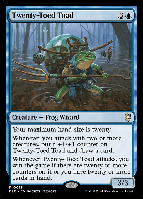 Twenty-Toed Toad - Bloomburrow Commander #16