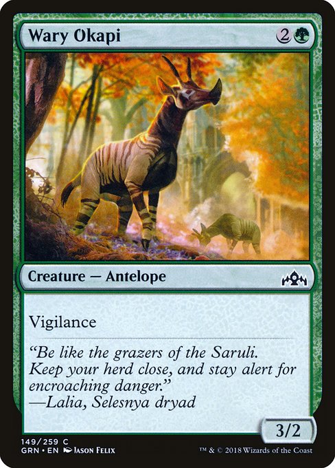 Wary Okapi - Guilds of Ravnica #149