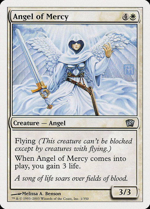 Angel of Mercy - 8th Edition:  - 1 - Moderately Played