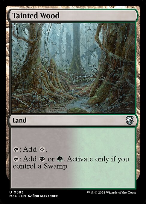 Tainted Wood - Modern Horizons 3 Commander #383