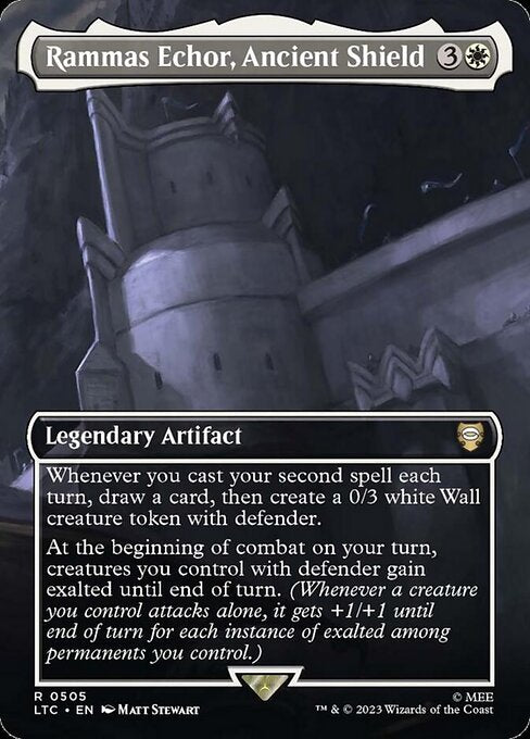 Rammas Echor, Ancient Shield (Borderless) - Tales of Middle-earth Commander #505