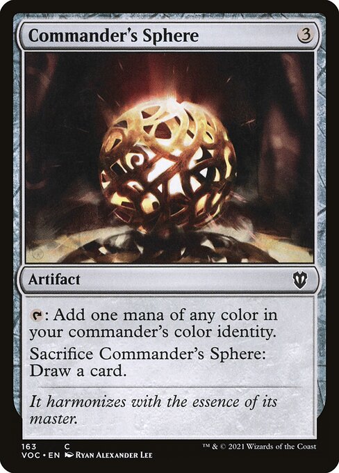 Commander's Sphere - Crimson Vow Commander #163